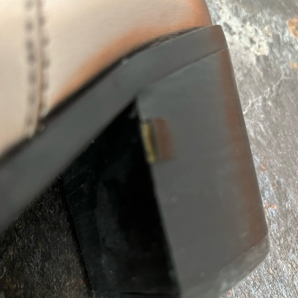 Madden Girl Barbiee pewter silver pull on ankle block heel bootie. Size 6.5 - Picture 12 of 15